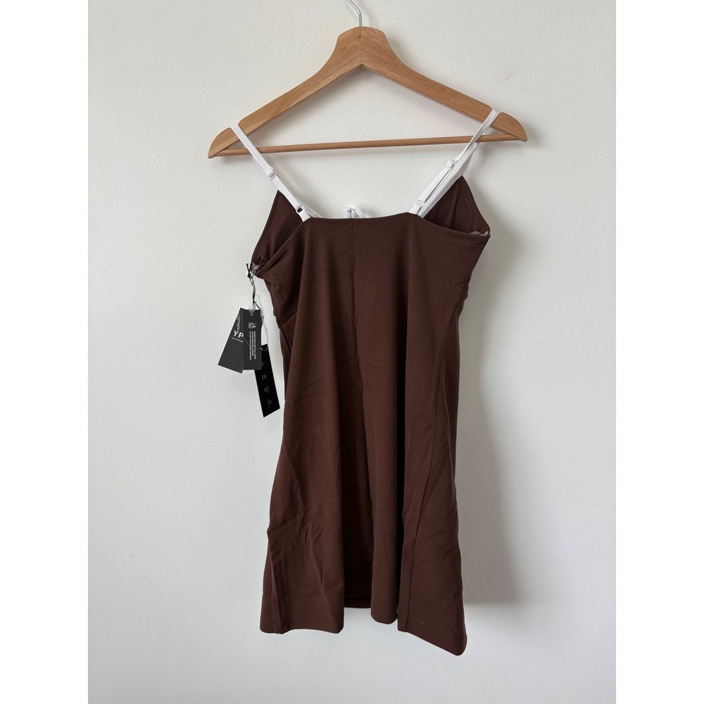 Abercrombie & Fitch YPB studioFLEX Cami Mini Dress – Coffee – Size Small - Picture 6 of 6